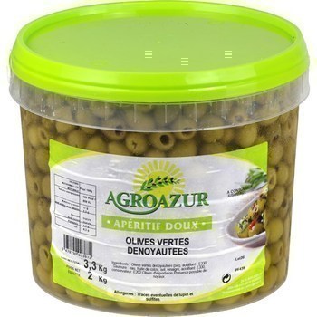 Olives vertes dnoyautes 2 kg - Fruits et lgumes - Promocash Le Pontet