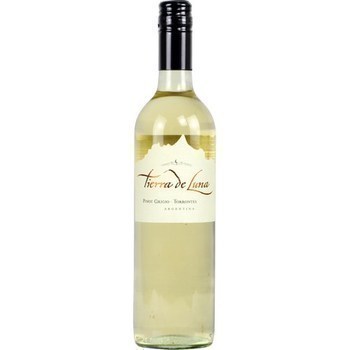 Vin d'Argentine Pinot Grigio Torrontes Tierra de Luna 12,5 75 cl - Vins - champagnes - Promocash Morlaix