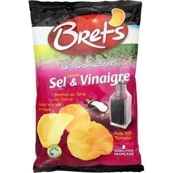 Chips saveur sel & vinaigre 125 g - Epicerie Sucre - Promocash Bergerac