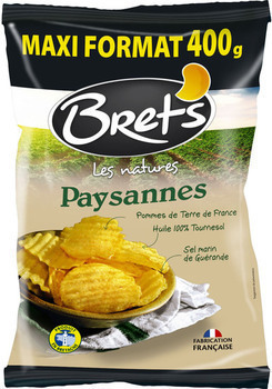 400G CHIPS NAT PAYSANNE BRET'S - Epicerie Sucre - Promocash Nevers