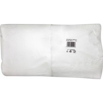 Serviettes papier 29 x 29 cm blanc x250 - Bazar - Promocash Le Pontet