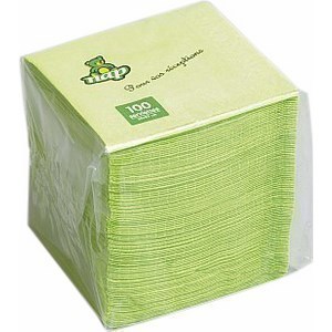 Serviette pistache en ouate 2 plis 20 x 20 cm - le paquet de 100 - Bazar - Promocash Grenoble