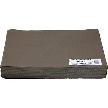 Nappes papier argile 30x40 cm - Bazar - Promocash Thonon