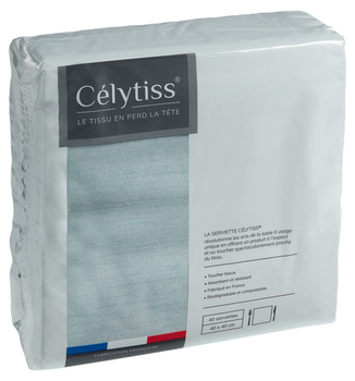 40 SERV CELITYSS NATURE BLEU O - Bazar - Promocash Macon