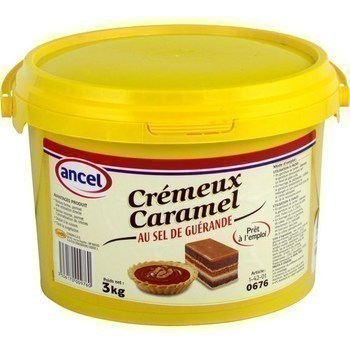 Crmeux caramel au sel de Gurande 3 kg - Epicerie Sucre - Promocash PUGET SUR ARGENS