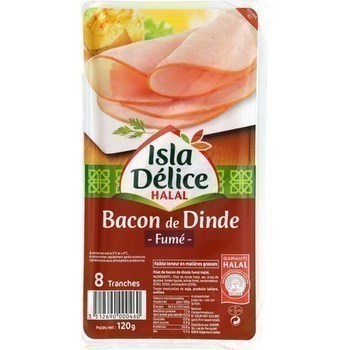 120G BACON DINDE TRANCHE HALAL - Charcuterie Traiteur - Promocash Metz