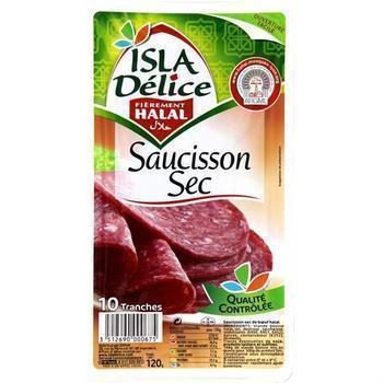 120G SCISSON SEC TRANCHE HALAL - Charcuterie Traiteur - Promocash Valence