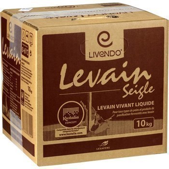 Levain vivant liquide seigle 10 kg - Pains et viennoiseries - Promocash Bthune