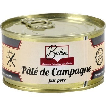 190G PATE PUR PORC BERTHON - Epicerie Sale - Promocash Promocash