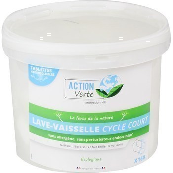 Tablettes lave-vaisselle cycle court cologique 2,4 kg - Hygine droguerie parfumerie - Promocash Toulouse