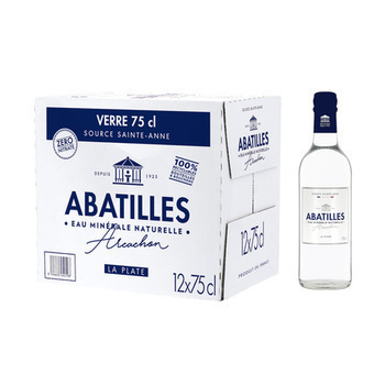 12X 75CL EAU MIN PLAT ABATILLE - Brasserie - Promocash Limoges