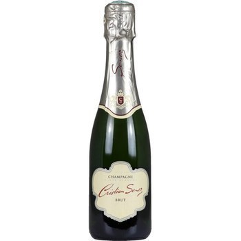 Champagne Carte Blanche brut Cristian Senez 12 37,5 cl - Vins - champagnes - Promocash Bziers
