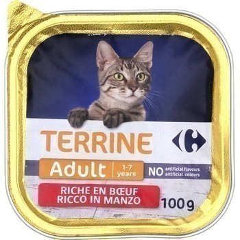 Terrine au boeuf pour chat 100 g - Epicerie Sale - Promocash Chateauroux