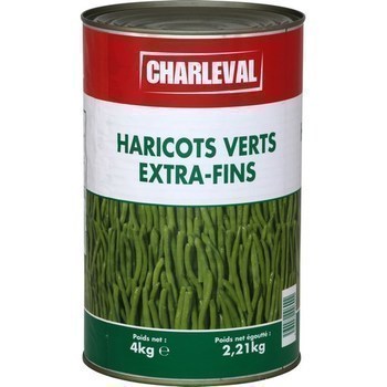 Haricots verts extra-fins 2,21 kg - Epicerie Sale - Promocash Thionville