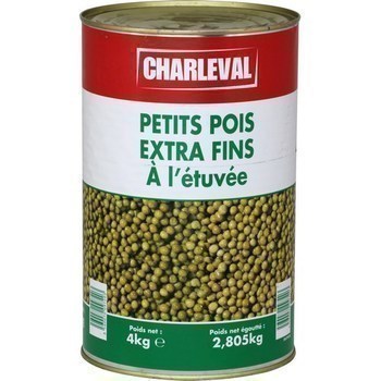 Petits pois extra fins  l'tuve 2,805 kg - Epicerie Sale - Promocash Limoges