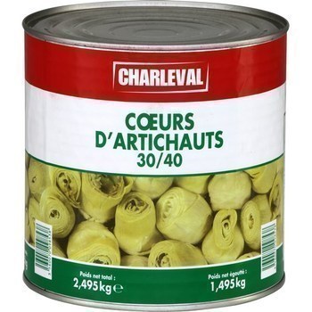 Coeurs d'artichauts 30/40 1,495 kg - Epicerie Sale - Promocash 
