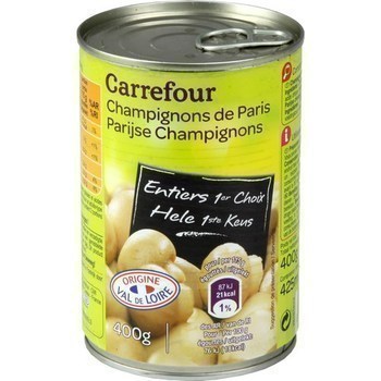 Champignons de Paris entiers 1er choix 230 g - Epicerie Sale - Promocash Albi
