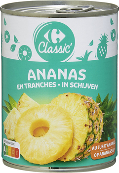 3/4 ananas tranche.jus nt crf - Epicerie Sucre - Promocash Anglet