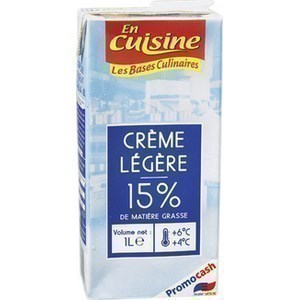 Crme fluide UHT 15% M.G. - Crmerie - Promocash Le Pontet