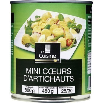Mini coeurs d'artichauts 480 g - Epicerie Sale - Promocash Auch