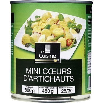 Mini coeurs d'artichauts 480 g - Epicerie Sale - Promocash Castres