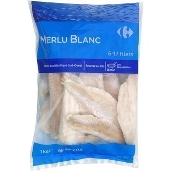 Filets de merlu blanc 6/17 1 kg - Surgels - Promocash Lyon Gerland