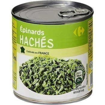 Epinards hachs 395 g - Epicerie Sale - Promocash Granville