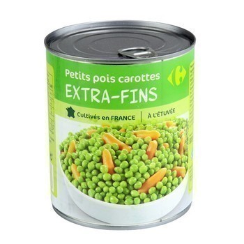 Petits pois carottes extra-fins  l'tuve 530 g - Epicerie Sale - Promocash Promocash guipavas