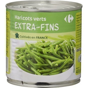 Haricots verts extra-fins 220 g - Epicerie Sale - Promocash Le Pontet