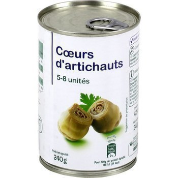 Coeurs d'artichauts 240 g - Epicerie Sale - Promocash Pontarlier