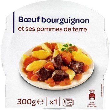 Boeuf bourguignon et ses pommes de terre 300 g - Epicerie Sale - Promocash Toulouse