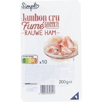 200G JAMBON CRU FUME PPB - Charcuterie Traiteur - Promocash Cherbourg