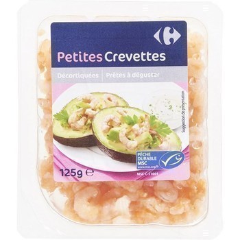 Petites crevettes dcortiques 125 g - Saurisserie - Promocash Thionville