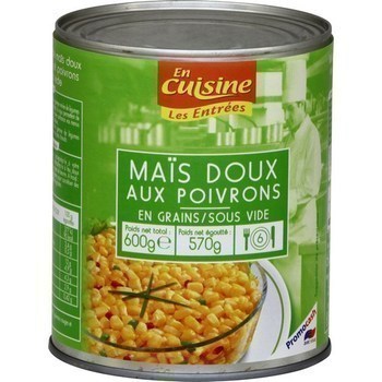 Mas doux aux poivrons en grains sous vide 570 g - Epicerie Sale - Promocash Lyon Gerland