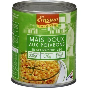 Mas doux aux poivrons en grains sous vide 570 g - Epicerie Sale - Promocash Beauvais