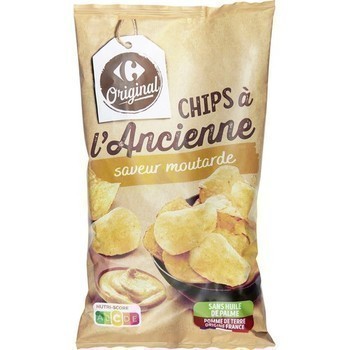 Chips  l'ancienne saveur moutarde 150 g - Epicerie Sucre - Promocash Aix en Provence