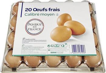 20 OEUFS FRAIS MOYEN - Crmerie - Promocash Angers