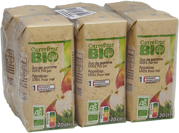 BRK 6X20CL PJ POMME CRF BIO - Brasserie - Promocash Dunkerque