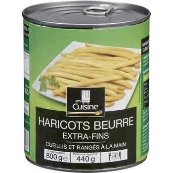 Haricots beurre extra-fins 850 ml - Epicerie Sale - Promocash Chateauroux