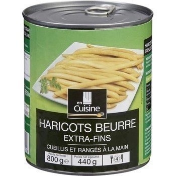 Haricots beurre extra-fins 850 ml - Epicerie Sale - Promocash Dieppe