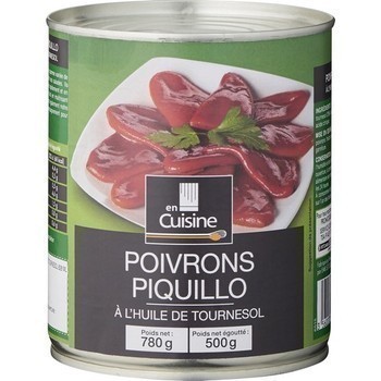 Poivrons Piquillo  l'huile de tournesol 500 g - Epicerie Sale - Promocash Aix en Provence