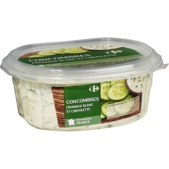 Concombres fromage blanc et ciboulette 300 g - Charcuterie Traiteur - Promocash Ales