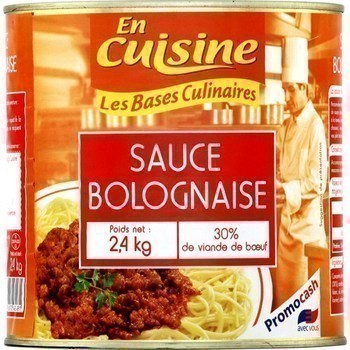 Sauce bolognaise - Les Bases Culinaires - Epicerie Sale - Promocash Chateauroux
