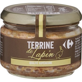 Terrine de lapin 180 g - Epicerie Sale - Promocash Saumur