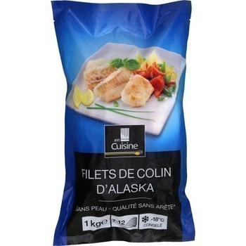 Filets de Colin d'Alaska 1 kg - Surgels - Promocash Le Pontet