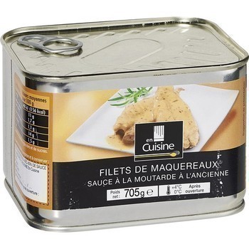 Filets de maquereaux sauce moutarde ancienne 705 g - Epicerie Sale - Promocash Chateauroux