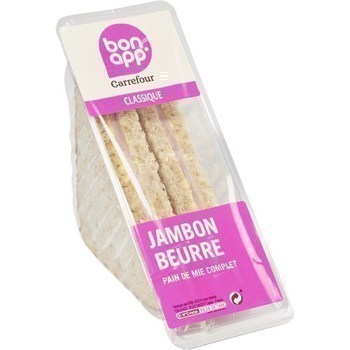 Sandwich jambon beurre 125 g - Charcuterie Traiteur - Promocash Perpignan
