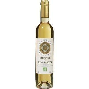 Vin doux Muscat de Rivesaltes bio 50 cl - Alcools - Promocash La Rochelle