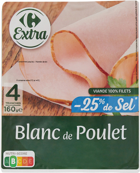 160G 4T BLC PLT TSR CRF EXTRA - Charcuterie Traiteur - Promocash Grenoble