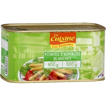 Pointes d'asperges blanches moyennes - Les Entres - Epicerie Sale - Promocash PROMOCASH SAINT-NAZAIRE DRIVE